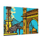Saffron Seaside - Destination India - Canvas