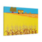 Wheat Fields - Farm - Canvas