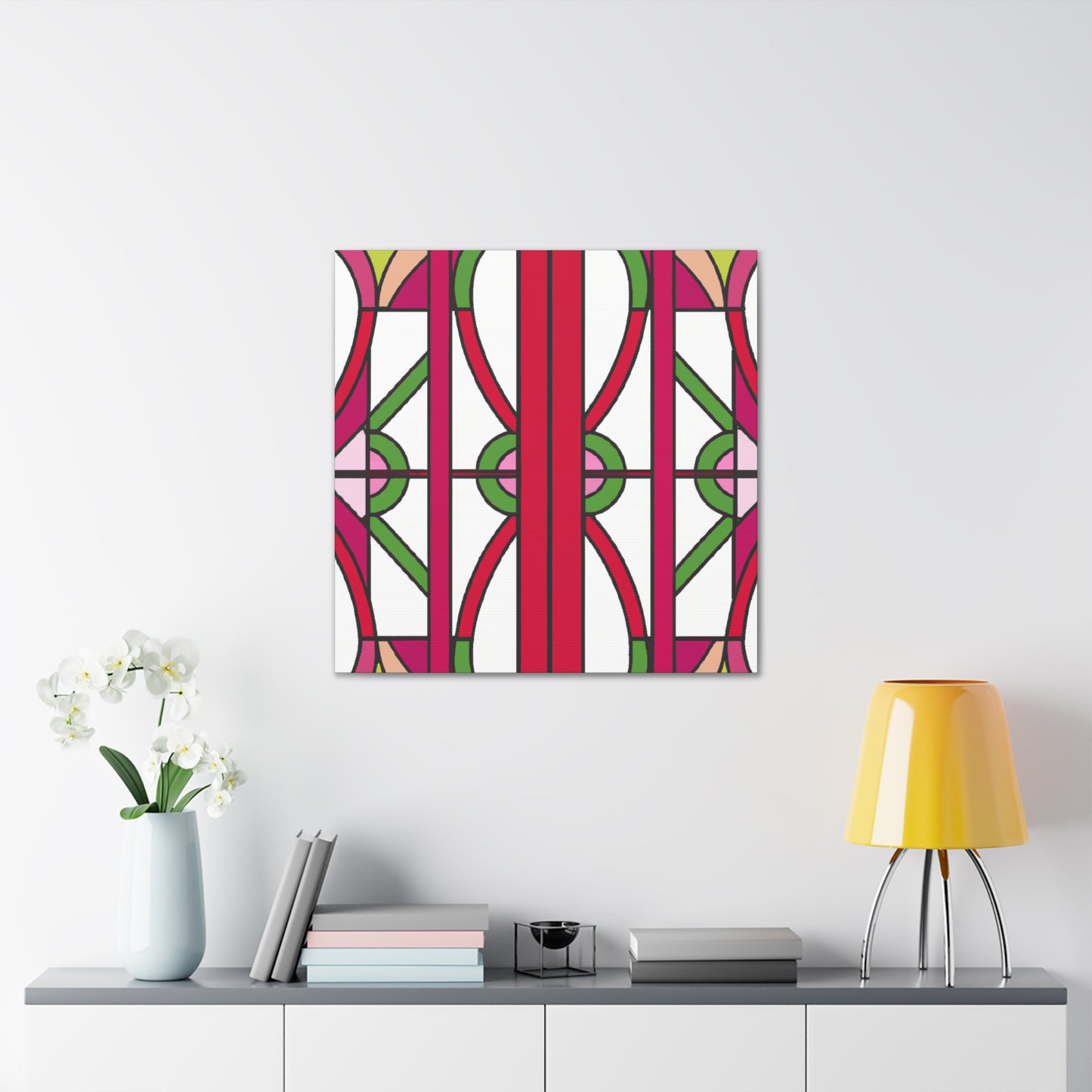 Cheerful - Glass Canvas