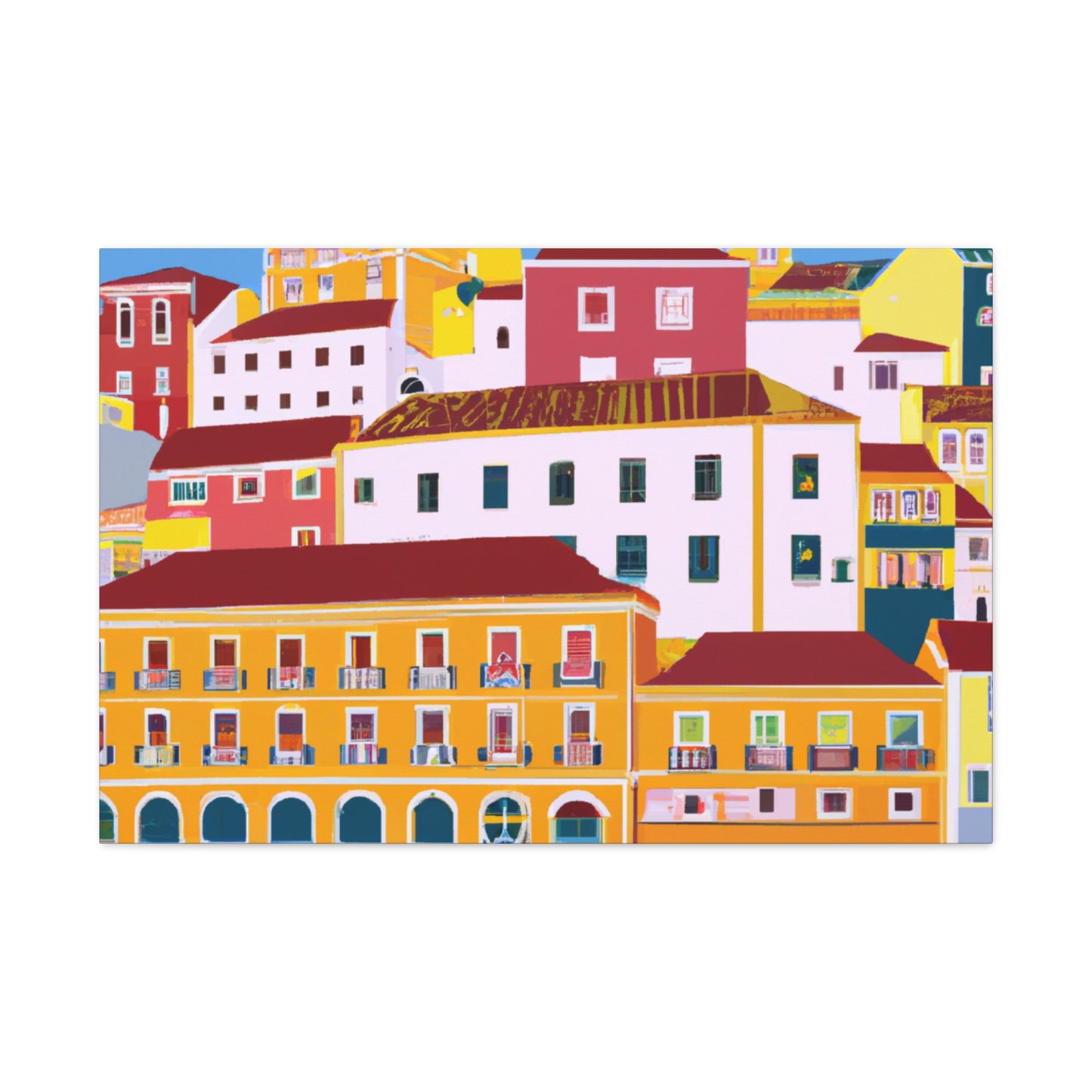 Vibrant Vista - Destination Portugal - Canvas