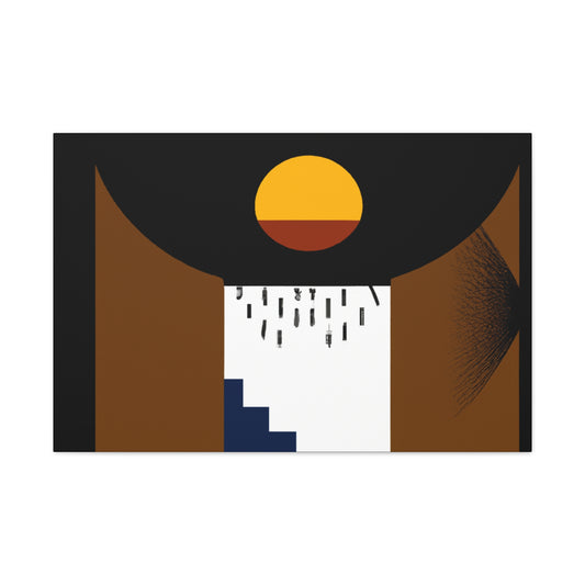 Reflecting Lane- Midcentury - Canvas