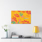 Orangelust - Floral - Canvas