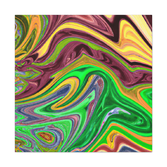 Aqua Lustre - Abstract - Canvas