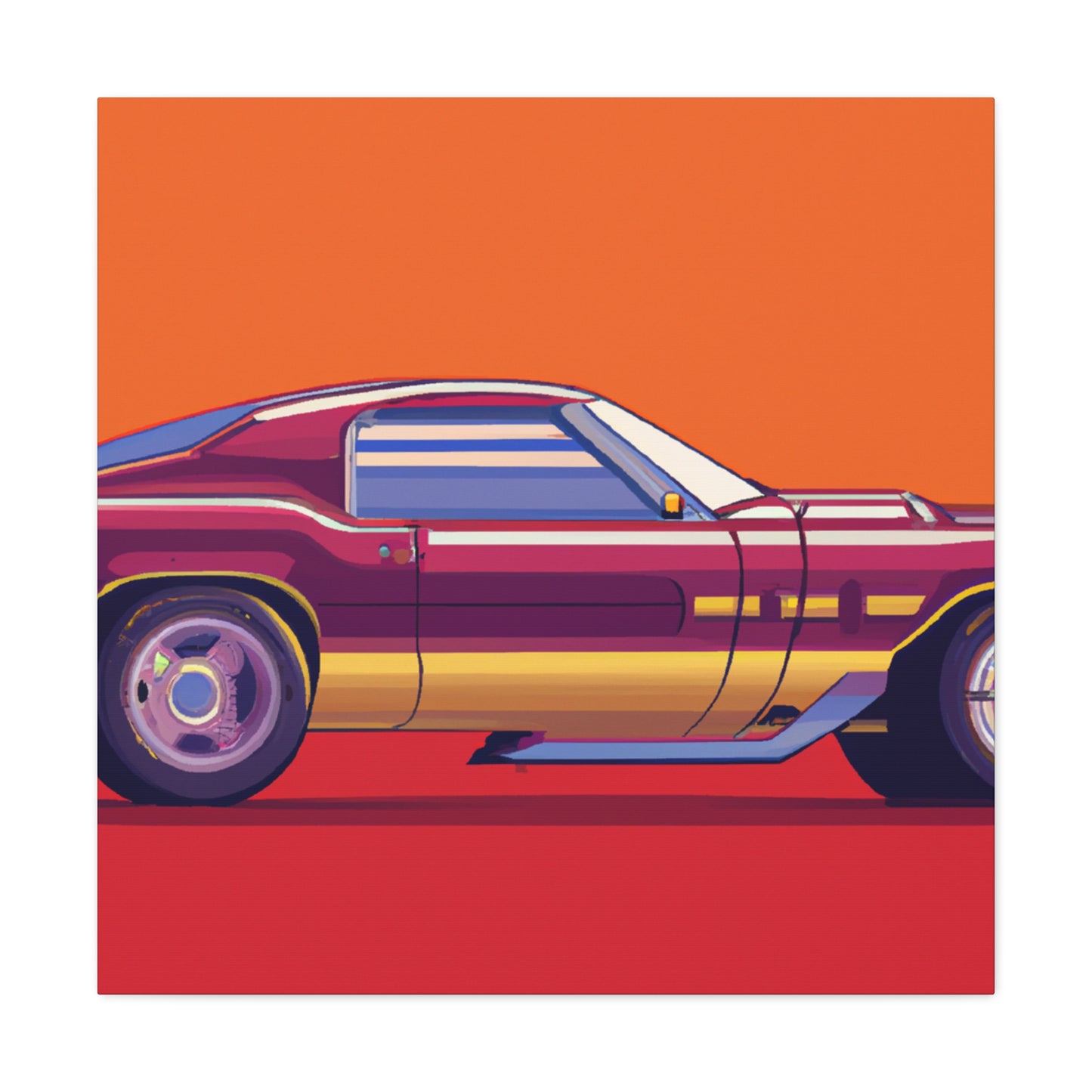 Blastoff Bronco - Automobile - Canvas