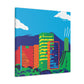 Azteca Luna - South America - Canvas