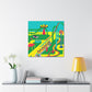 Cotton Candy Kingdom - Amusement - Canvas