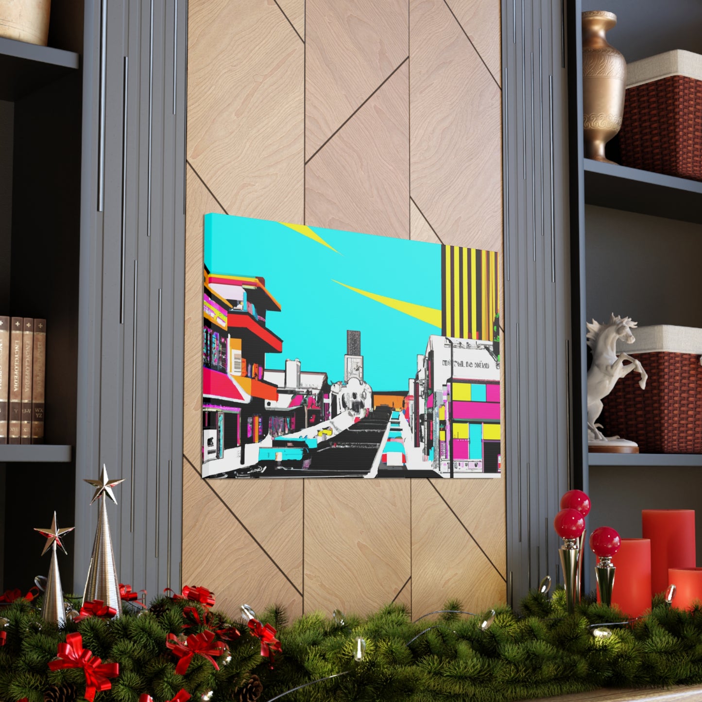 Futuristic Alley - Canvas Pop Art