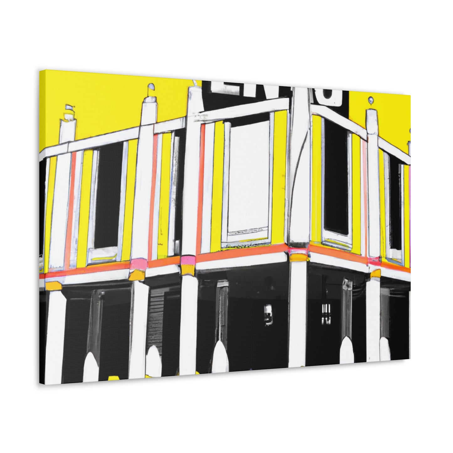 The Big Bopper Bowling Bar. - Canvas Pop Art
