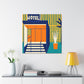 "Dazzle- Midcentury" - Canvas