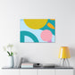Pigment Paradise- Midcentury - Canvas