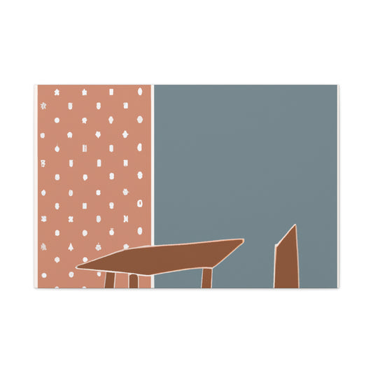 "Magnificent Bristleback" - Midcentury Canvas