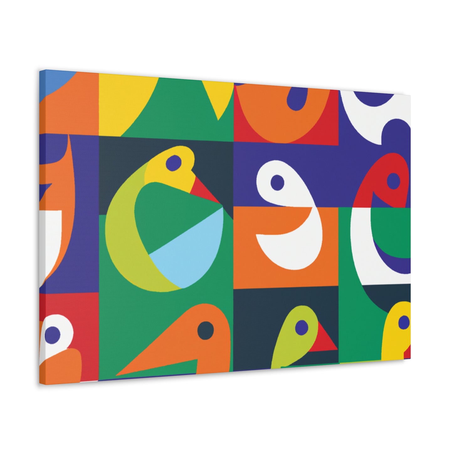 Vibrant Oases - Midcentury - Canvas