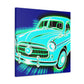 "Retro Rev-Up" - Automobile Canvas
