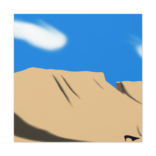 Sahara Oasis - Landscape - Canvas