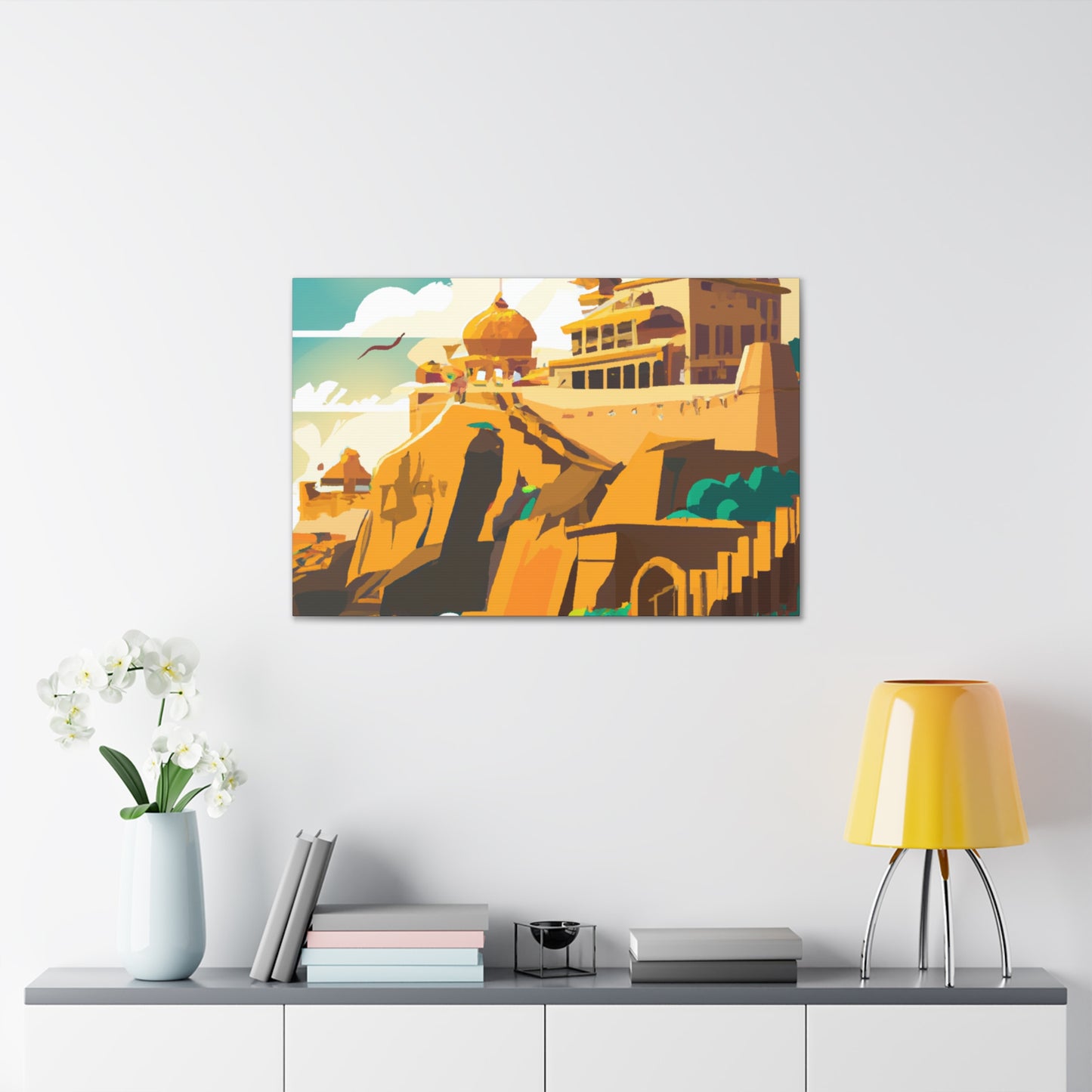 The Land of Spices - Destination India - Canvas