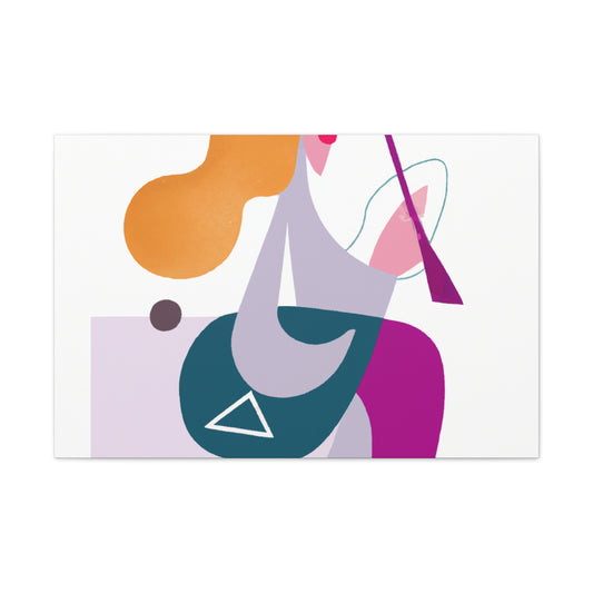 Vibrant Oasis - Midcentury - Canvas