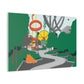 Verde Frenzy - Landscape - Amusement - Canvas