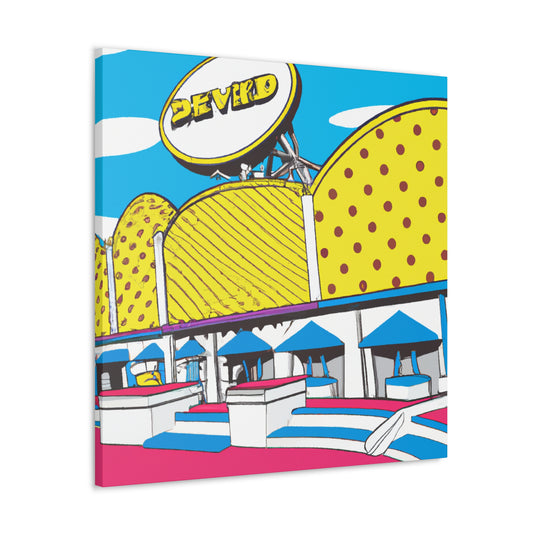 Boardwalk Pinball Palace - Canvas Pop Art