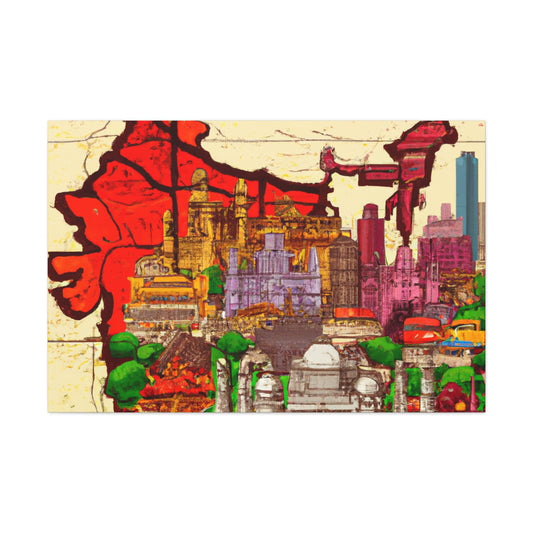 Dazzling Beauty - Destination India - Canvas