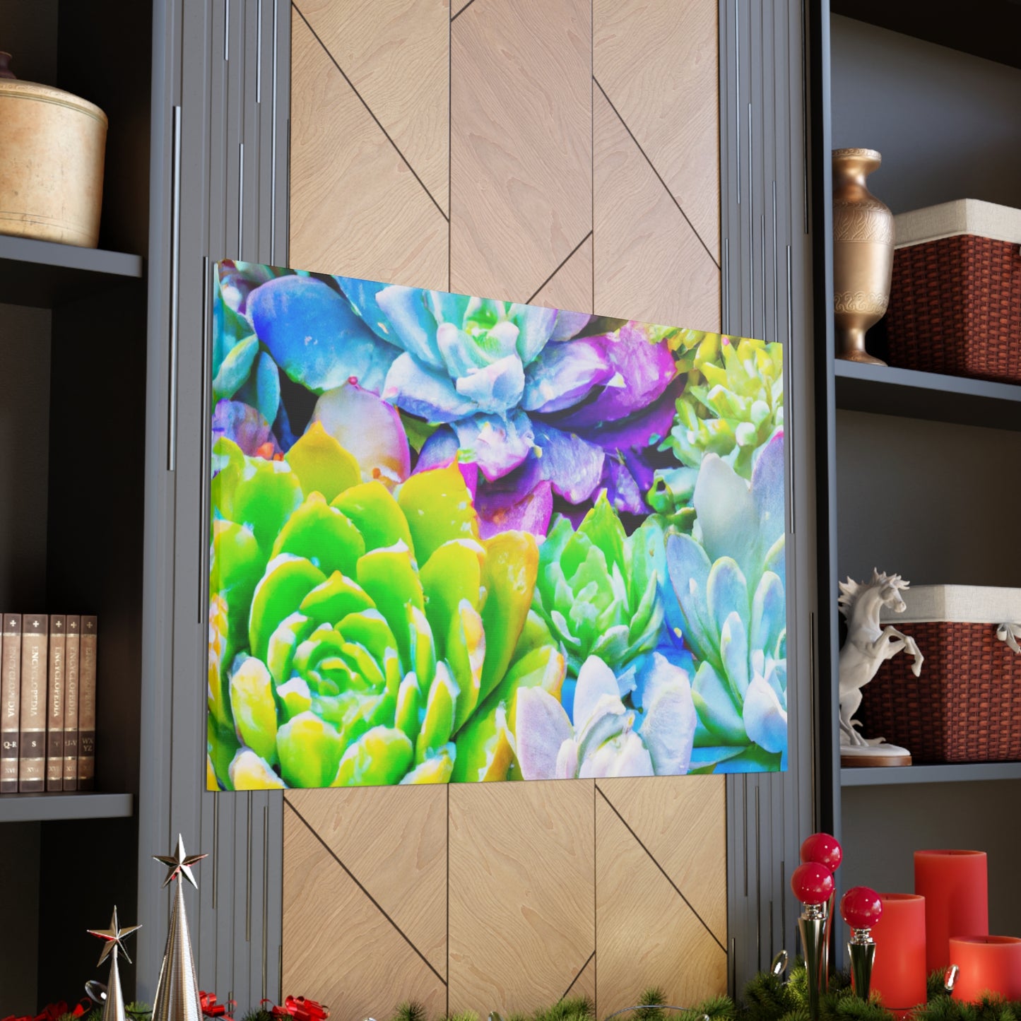 Garden of Bright Delights - Canvas - Succulent