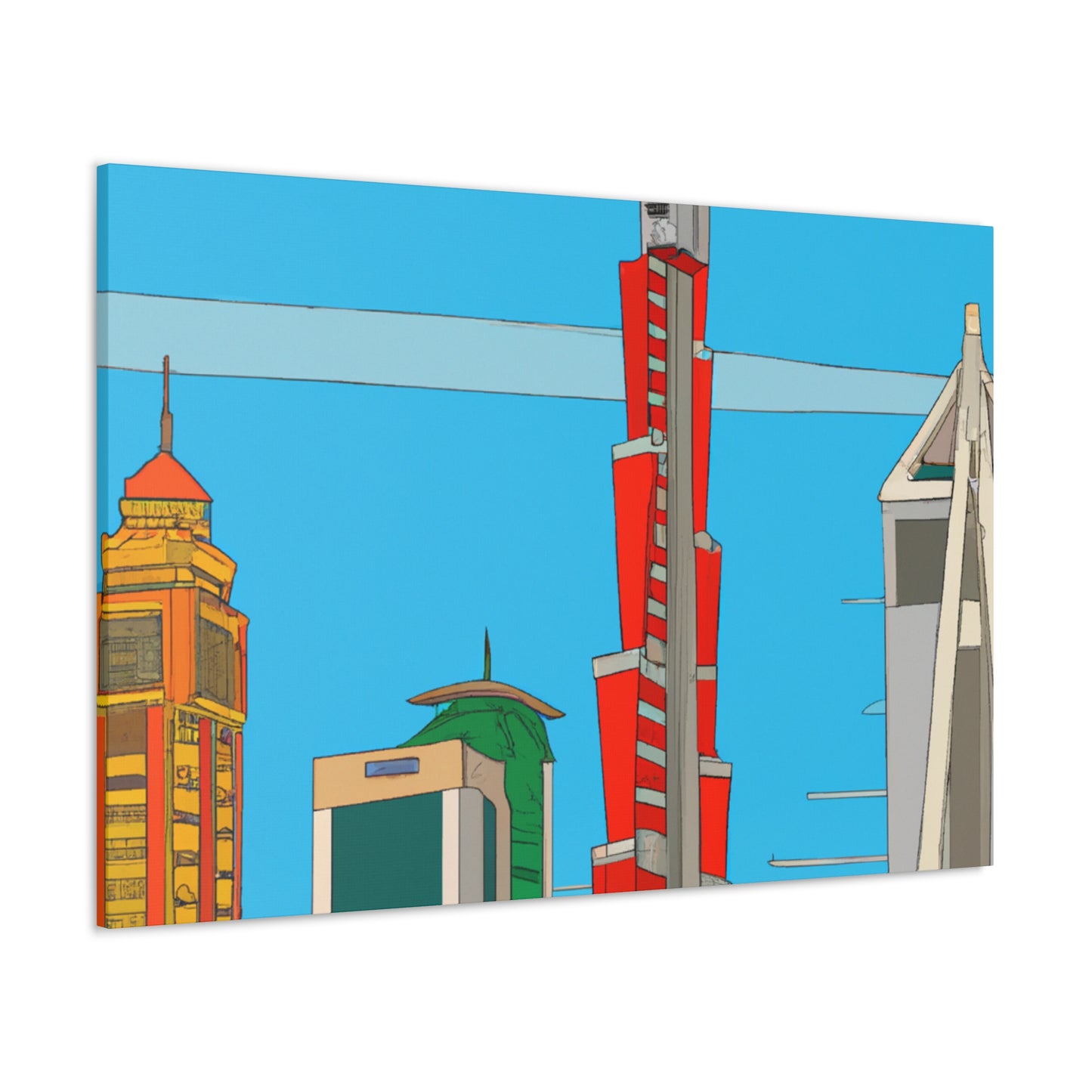 Turquoise Oasis – Destination Arab Emerates - Canvas