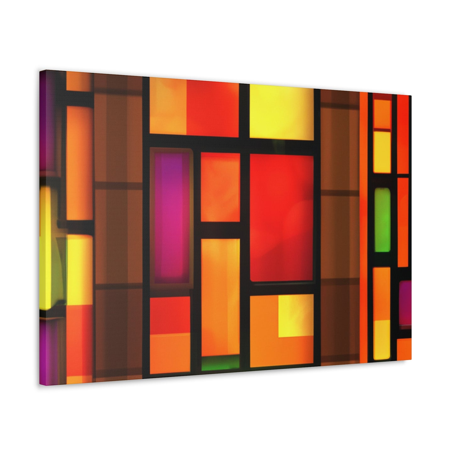 Happy Shimmer- Glass Canvas