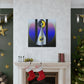 "The Gleaming Facades of Art Deco" - Retro Design Canvas