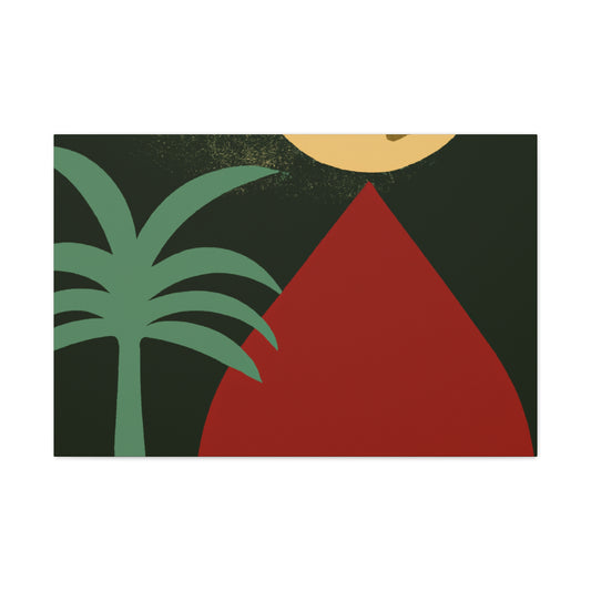 "Majestic Vibrancy - Midcentury" - Canvas