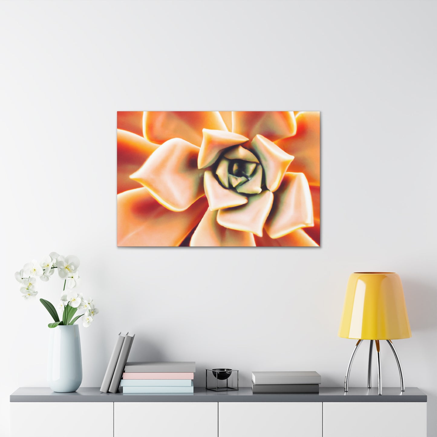 "Melon Symphony" - Canvas - Succulent