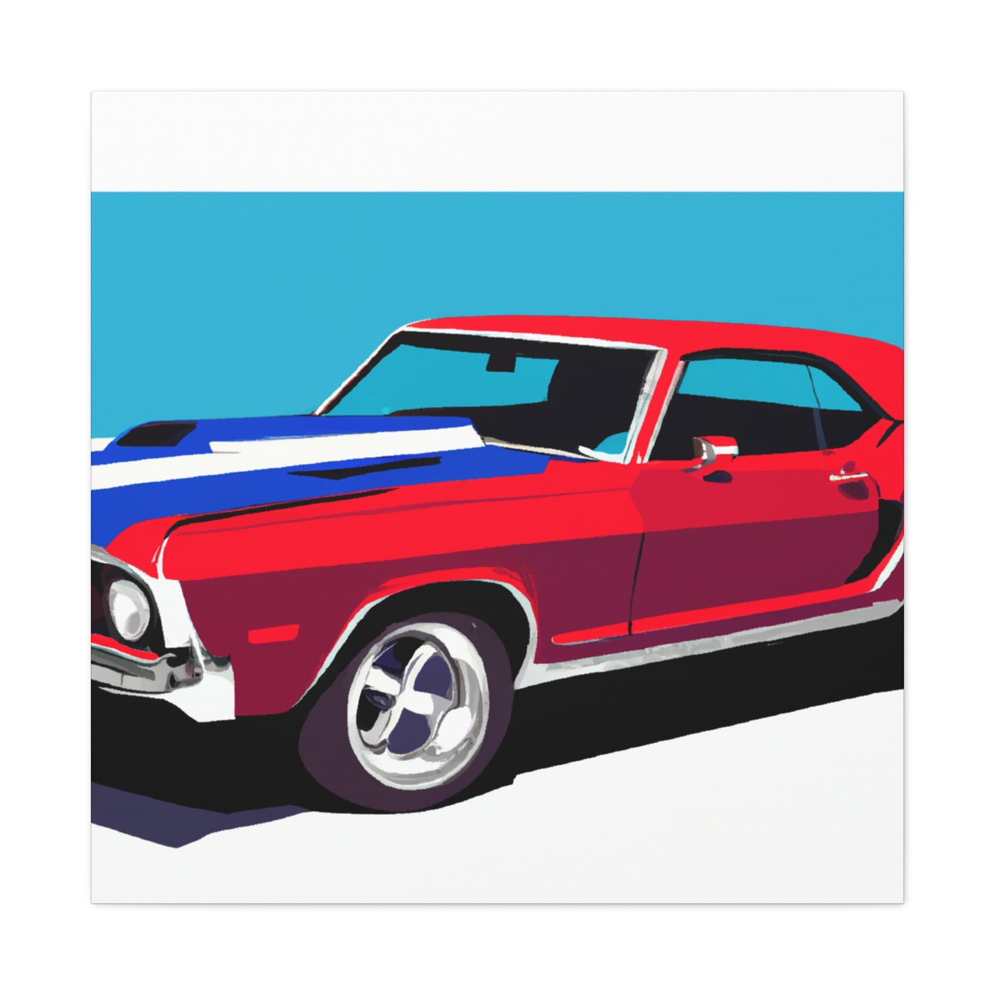 Lightning Raider - Automobile - Canvas