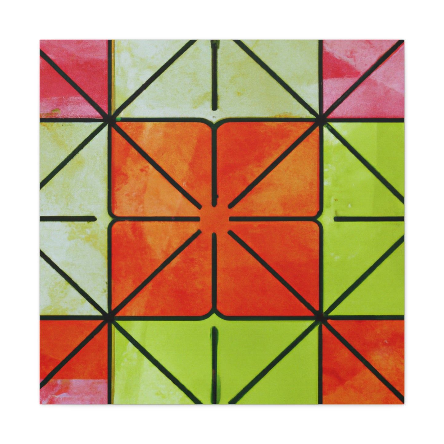 "Wildflower Marathon" - Glass Canvas