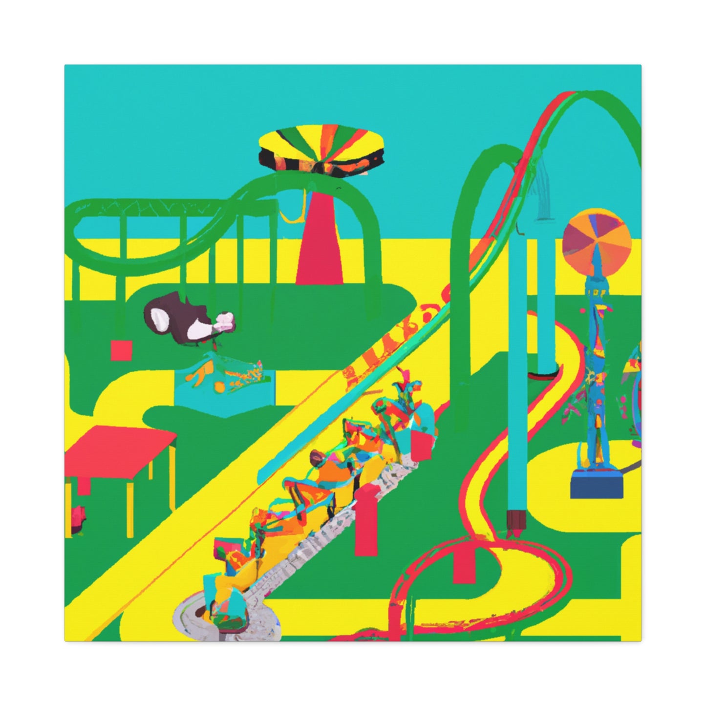 Cotton Candy Kingdom - Amusement - Canvas