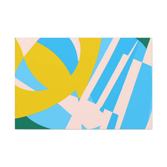 Brilliant Sunburst - Midcentury - Canvas