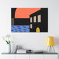 Street Walk - Midcentury Canvas