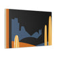 Minty Joyride - Midcentury - Canvas