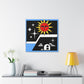 Cottontail Pouncer - Midcentury Canvas