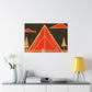 Electric Pyramid - Midcentury Canvas
