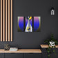 "The Gleaming Facades of Art Deco" - Retro Design Canvas