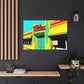 "Happy Wheels Tire Shop." - Canvas - Pop Art