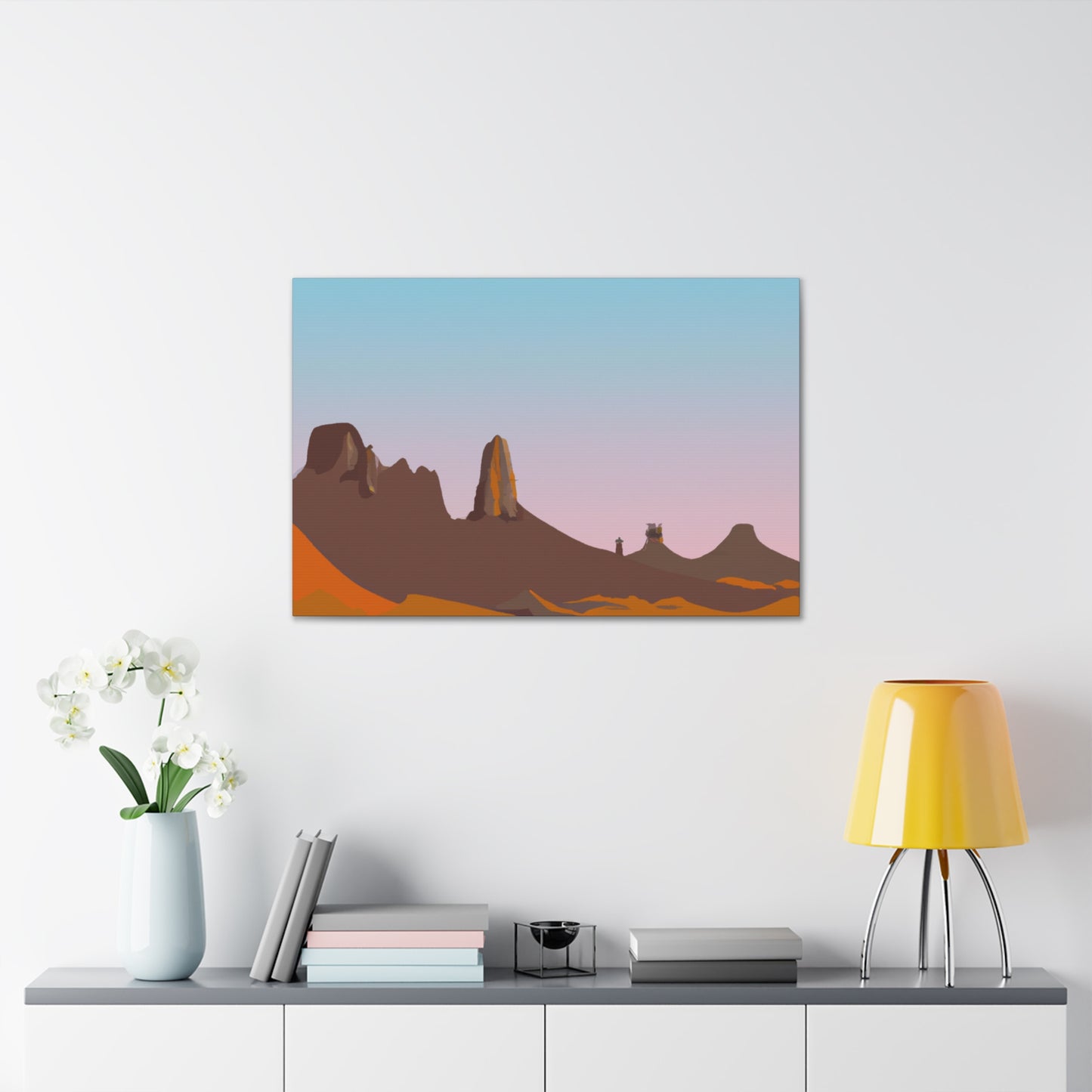 Sahara Oasis - Landscape - Canvas