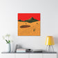 Candied Sand - Vintage Contemporary - Desert - Canvas