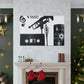Viste Set - Retro Music and Film Canvas