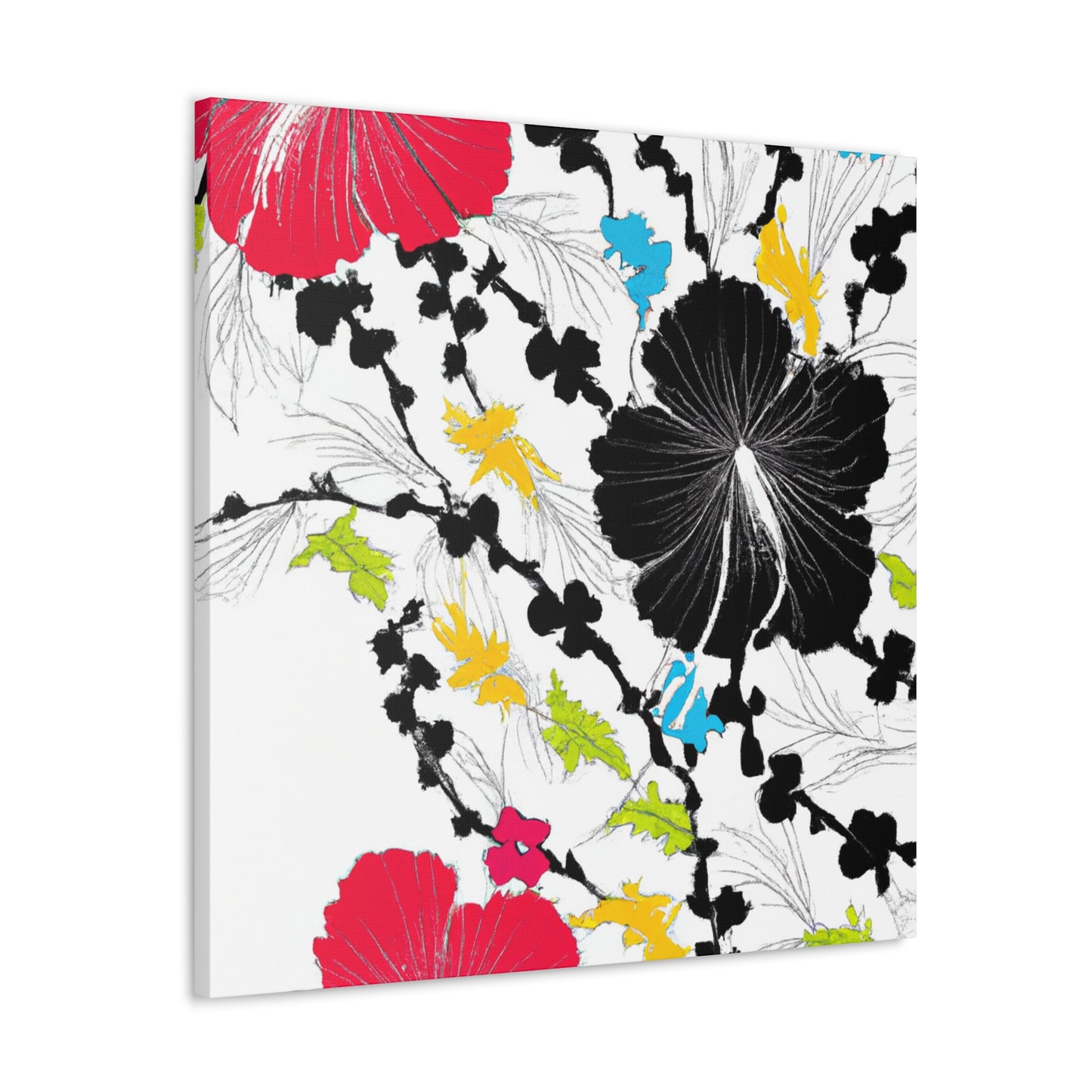 Periwinkle Petals - Floral - Canvas