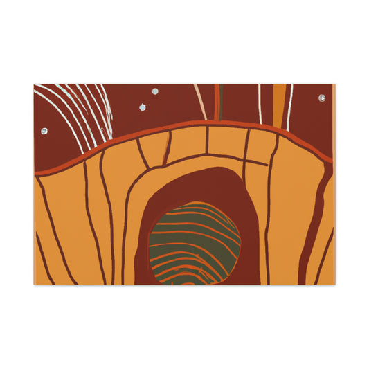 Retro Facade - Midcentury - Canvas