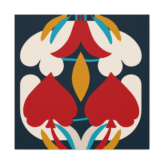 Glowfinch - Midcentury Canvas
