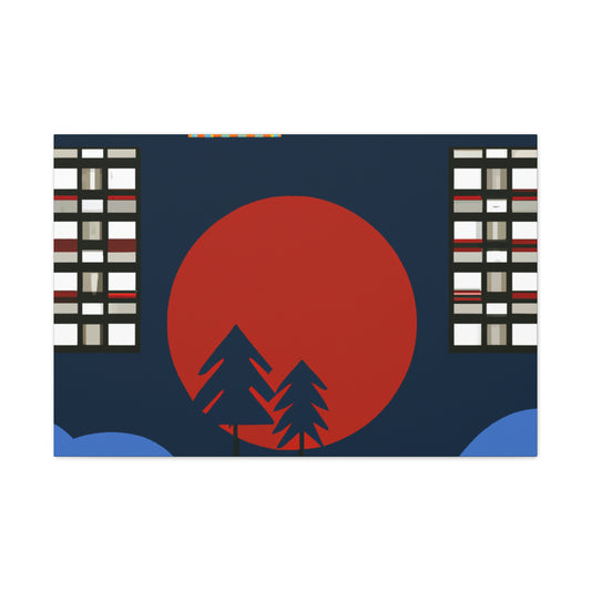 Inspired Recurrence - Midcentury - Canvas