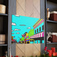 Car Hop Boulevard - Pop Art Canvas