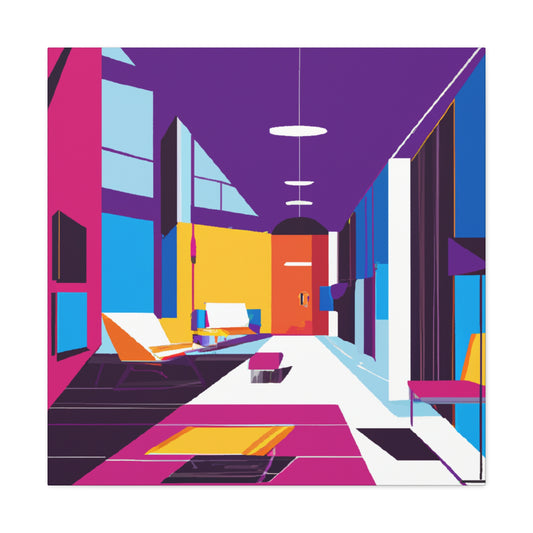 Atomic Radiance - Midcentury - Canvas