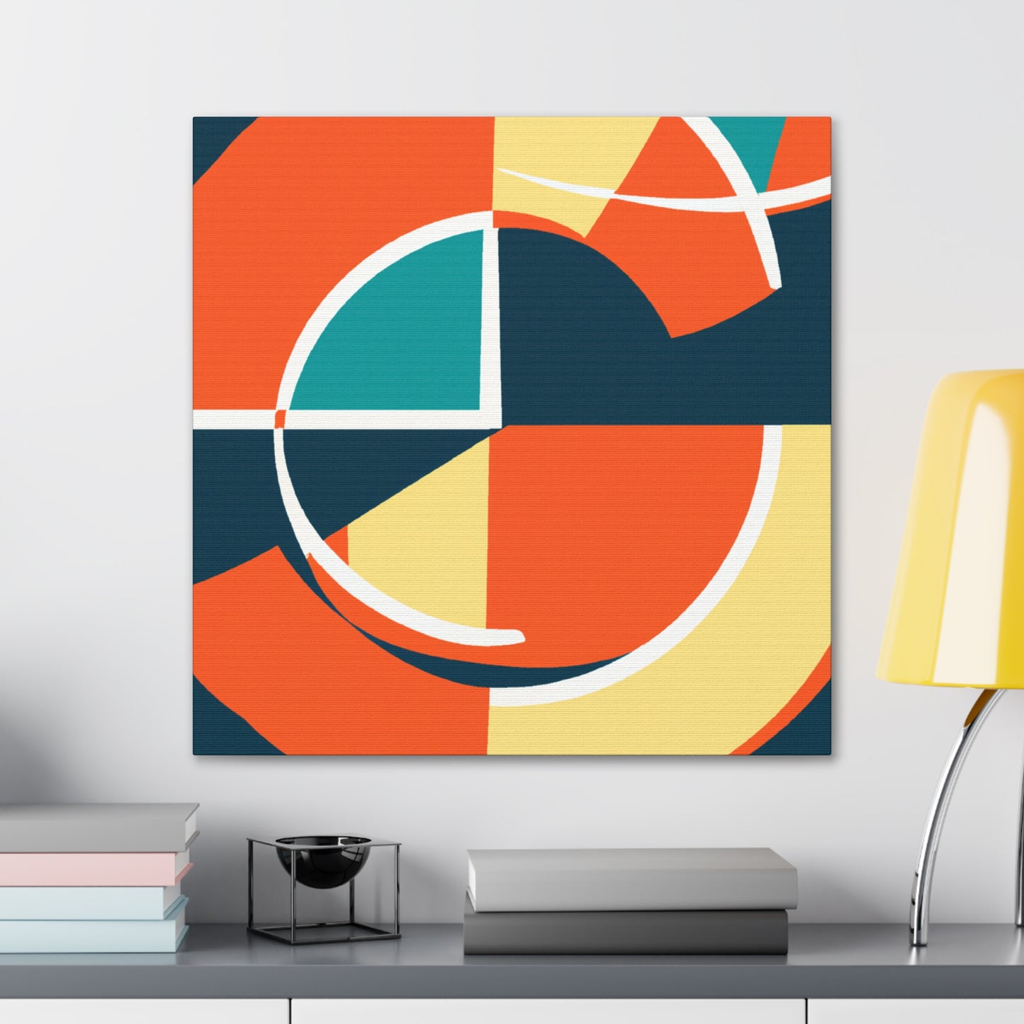 Vibrant Palette- Midcentury - Canvas