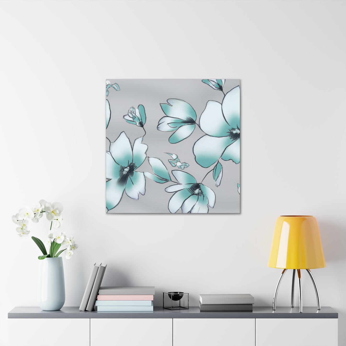 Blushburst - Floral - Canvas